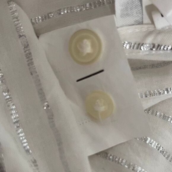 GAP White Fitted Boyfriend Shirt   Size XS   NWT - Picture 5 of 5